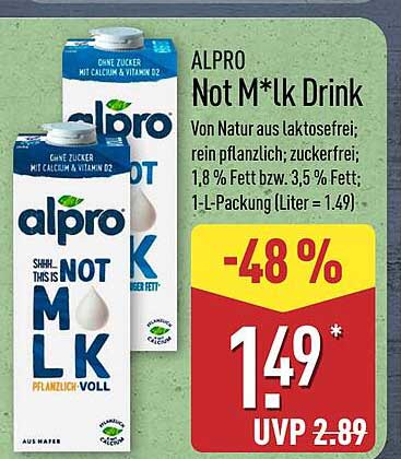 ALPRO Not M*lk Drink