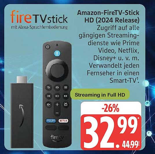 Amazon-FireTV-Stick HD (2024 Release)