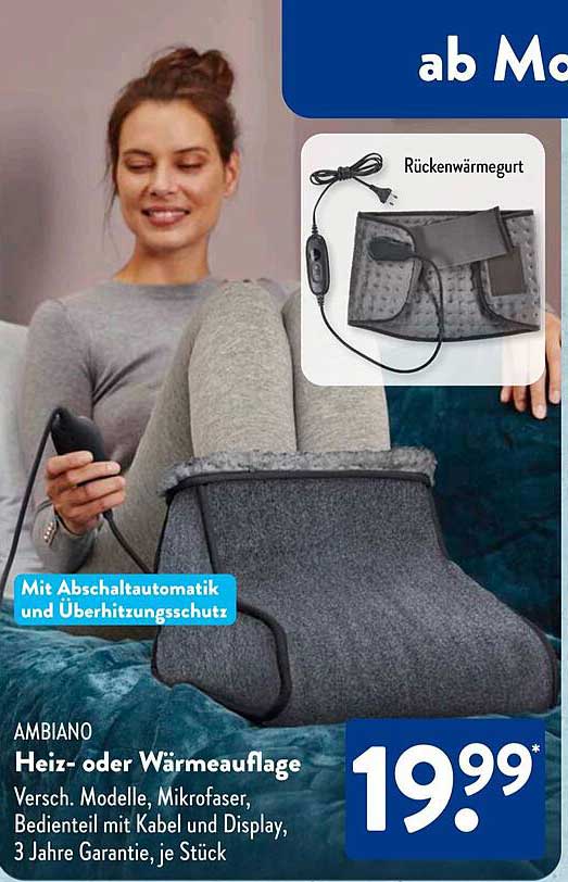 AMBIANO Heiz- oder Wärmeauflage