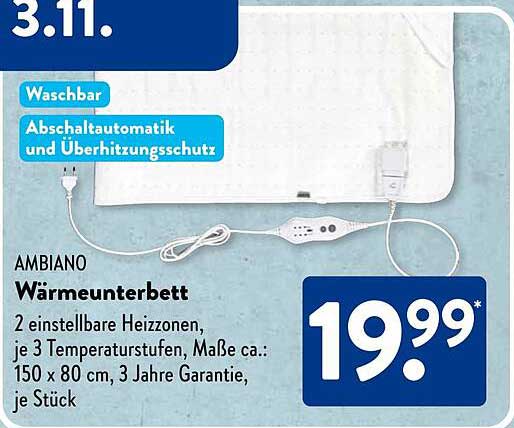 AMBIANO Wärmunterbett