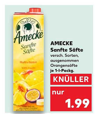 AMECKE Sanfte Säfte 1-Liter-Packung