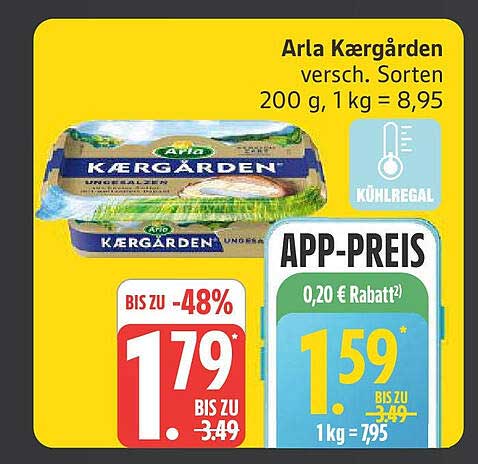 Arla Kærgården 200 g – Verschiedene Sorten