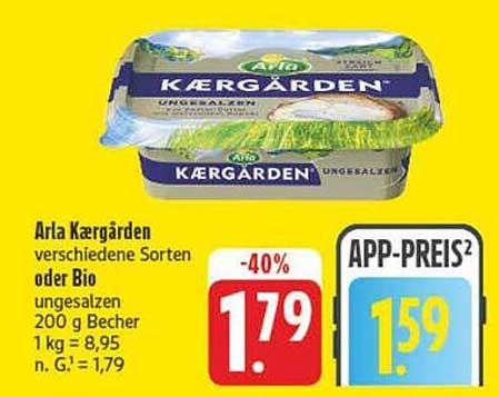 Arla Kærgården ungesalzen – verschiedene Sorten oder Bio