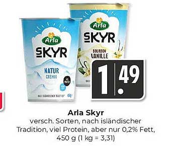 Arla Skyr – Verschiedene Sorten, nach isländischer Tradition