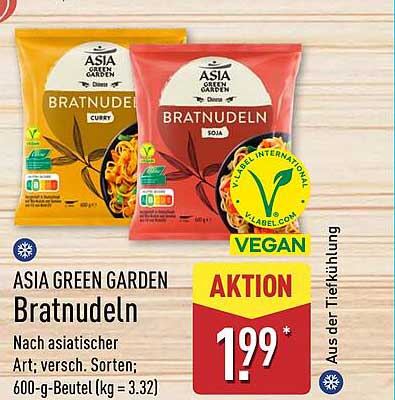 ASIA GREEN GARDEN Bratnudeln - vegan und köstlich