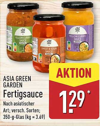 ASIA GREEN GARDEN Fertigsauce - Verschiedene Sorten 350-g-Glas