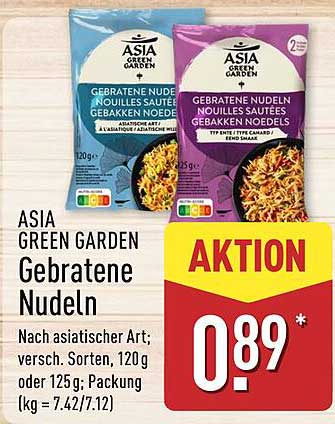 ASIA GREEN GARDEN Gebratene Nudeln