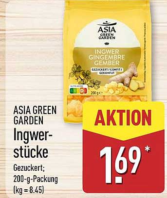 ASIA GREEN GARDEN Ingwerstücke 200-g-Packung