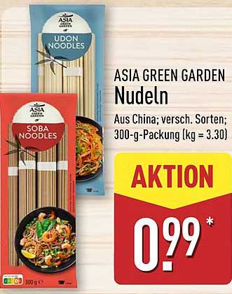 ASIA GREEN GARDEN Nudeln - Udon und Soba Noodles