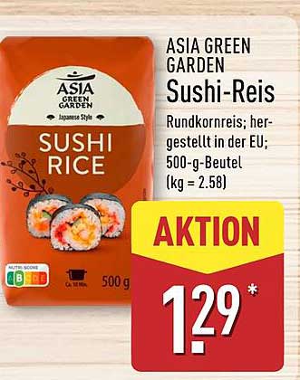 ASIA GREEN GARDEN Sushi-Reis 500 g