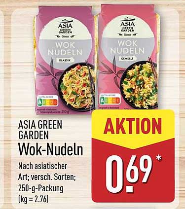 ASIA GREEN GARDEN Wok-Nudeln
