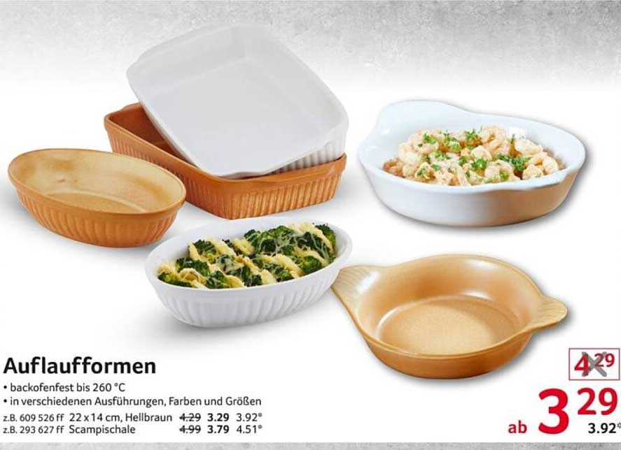 Auflaufformen – Backen leicht gemacht