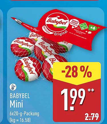 BABYBEL Mini 6x20-g-Packung