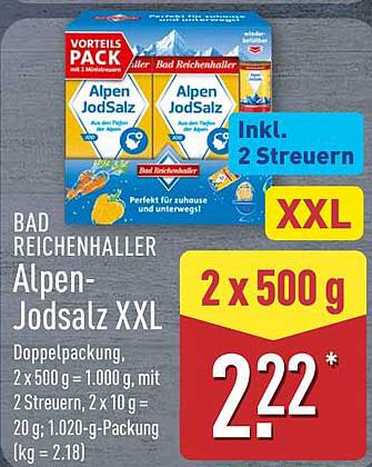 BAD REICHENHALLER Alpen-Jodsalz XXL