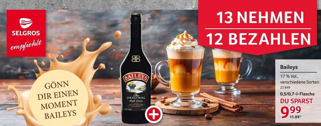 Baileys Original - 0,5/0,7 l Flasche