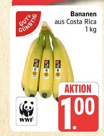 Bananen aus Costa Rica 1 kg