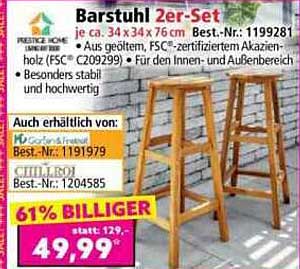 Barstuhl 2er-Set