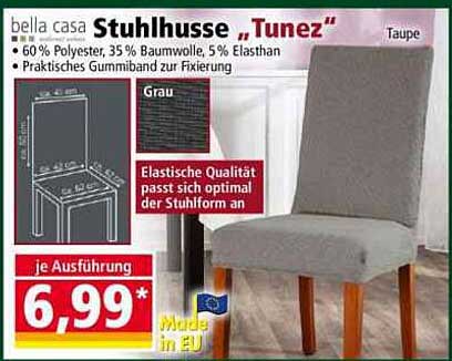 bella casa Stuhlhülse "Tunez"