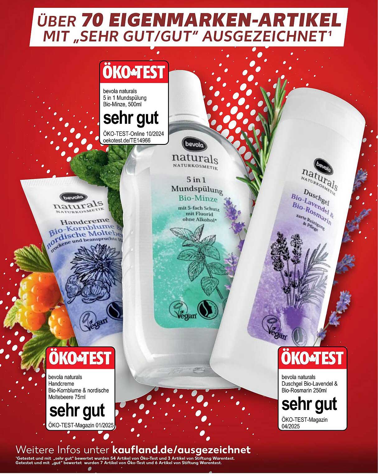 bevola naturals 5 in 1 Mundspülung Bio-Minze, 500ml
