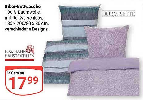 Biber-Bettwäsche 100 % Baumwolle mit Reißverschluss, 135 x 200/80 x 80 cm, verschiedene Designs