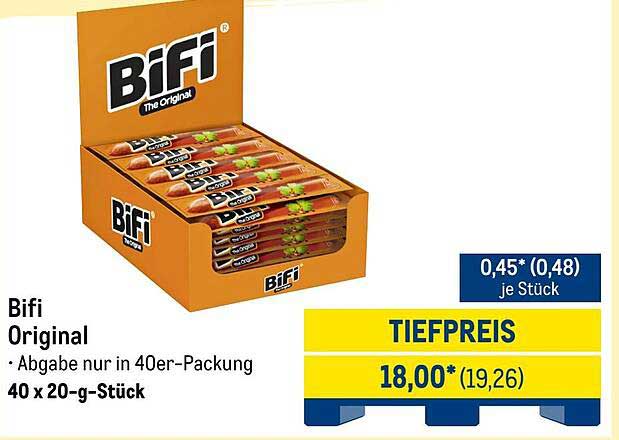 Bifi Original – 40er-Packung