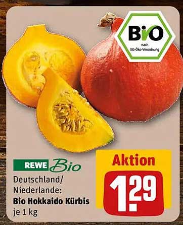 Bio Hokkaido Kürbis je 1 kg