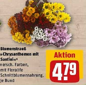 Blumenstrauß »Chrysanthemen mit Santini«