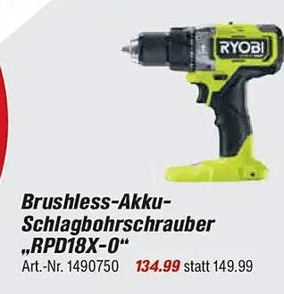 Brushless-Akku-Schlagbohrschrauber „RPD18X-0“