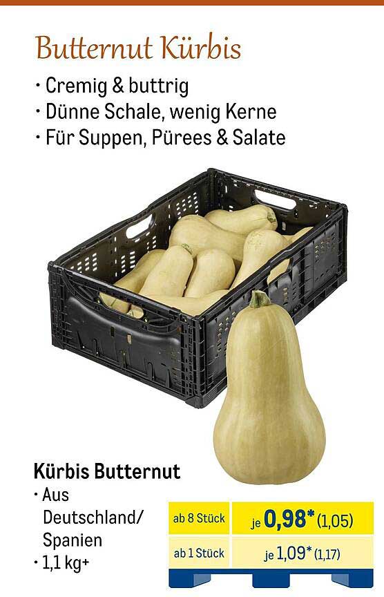Butternut Kürbis