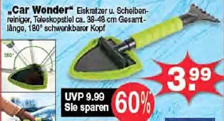 "Car Wonder" Eiskratzer u. Scheibenreiniger