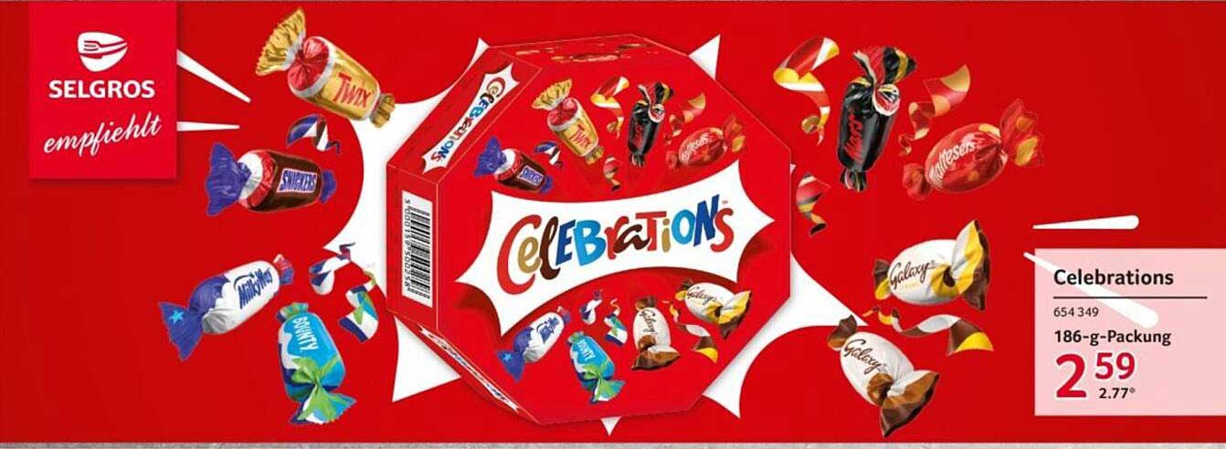 Celebrations 186 g-Packung
