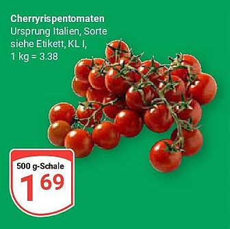 Cherrytomaten 500 g - Herkunft Italien