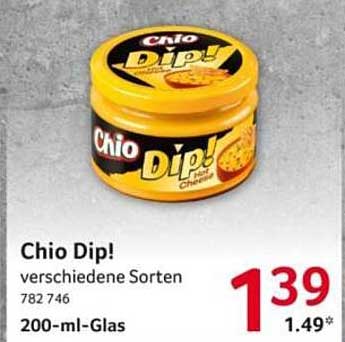 Chio Dip! verschiedene Sorten 200-ml-Glas