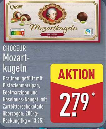 CHOCEUR Mozartkugeln – 200 g Packung zum Aktionspreis