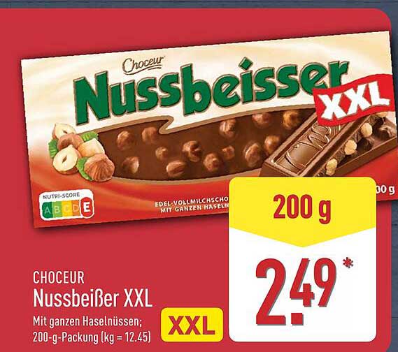 CHOCEUR Nussbeißer XXL 200 g