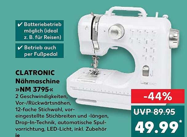 CLATRONIC Nähmaschine »NM 3795«
