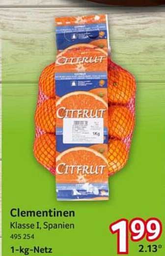 Clementinen Klasse I, Spanien - 1-kg-Netz