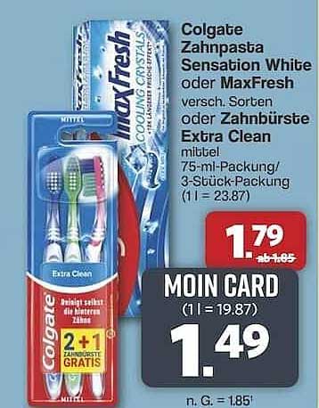 Colgate Zahncreme Sensation White oder MaxFresh 75-ml-Packung