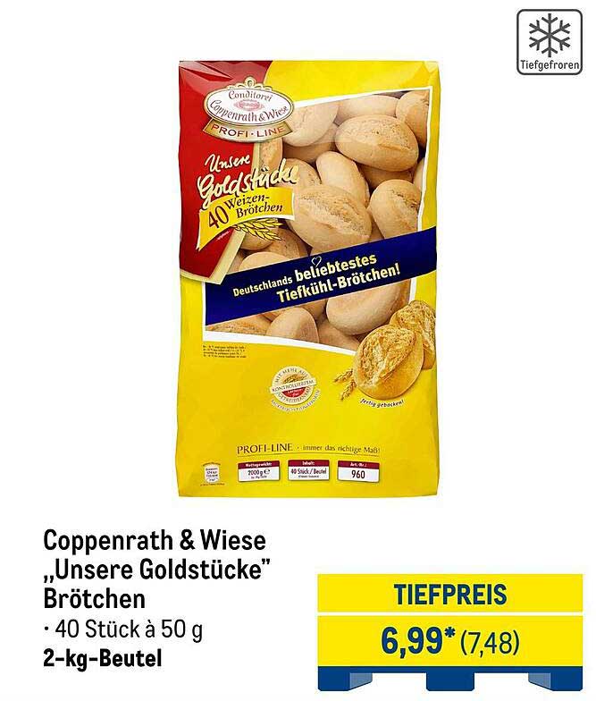 Coppenrath & Wiese „Unsere Goldstücke“ Brötchen - 2-kg-Beutel