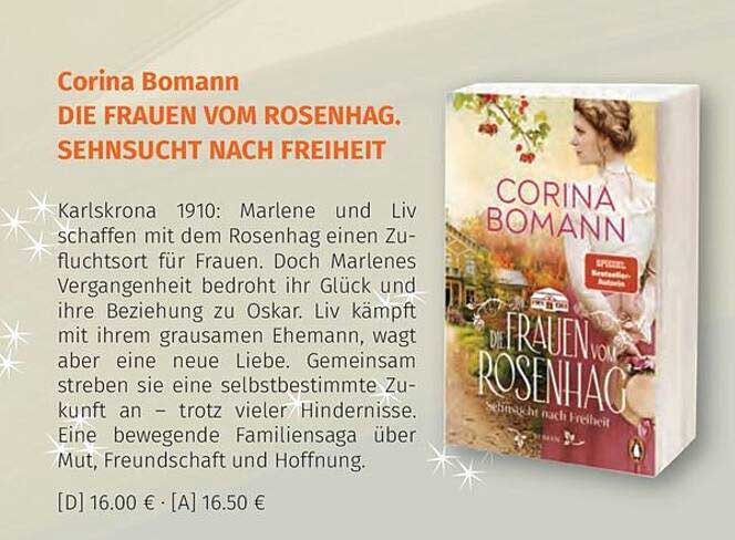 Corina Bomann - Die Frauen vom Rosenhag. Sehnsucht nach Freiheit