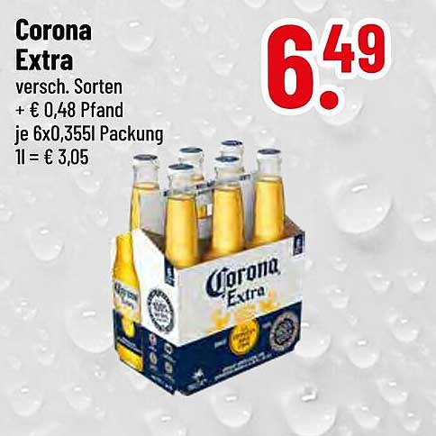 Corona Extra 6x0,355l - Genuss für jede Gelegenheit