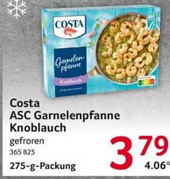 Costa ASC Garnelenpfanne Knoblauch 275 g