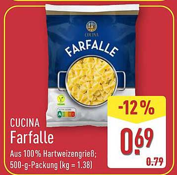CUCINA Farfalle 500 g