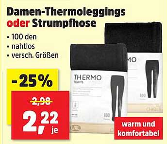 Damen-Thermoleggings oder Strumpfhose