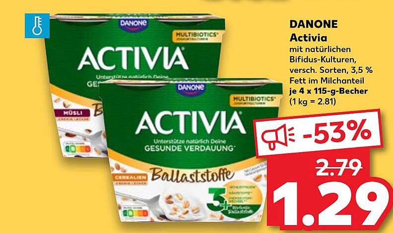 DANONE Activia 4 x 115-g-Becher