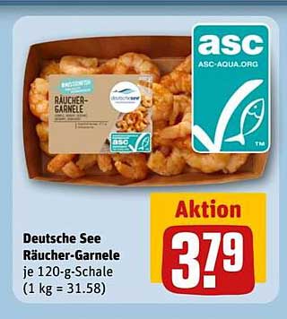Deutsche See Räucher-Garnelen