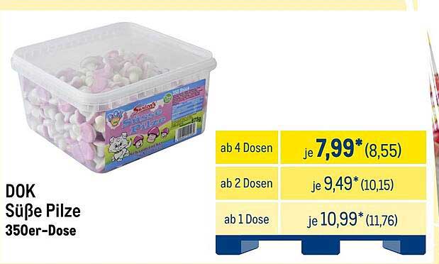 DOK Süße Pilze 350er-Dose