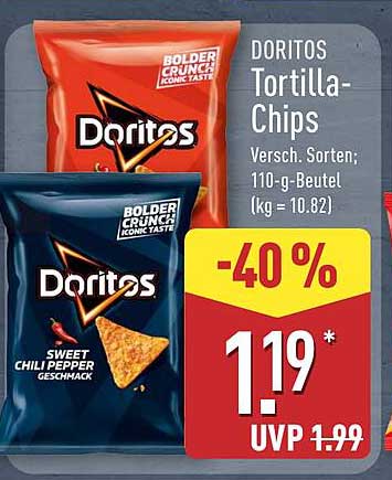 DORITOS Tortilla-Chips - Verschiedene Sorten