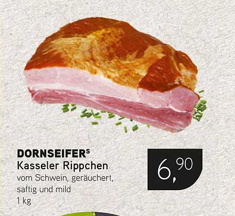 DORNSEIFERs Kasseler Rippchen vom Schwein, geräuchert, saftig und mild - 1 kg