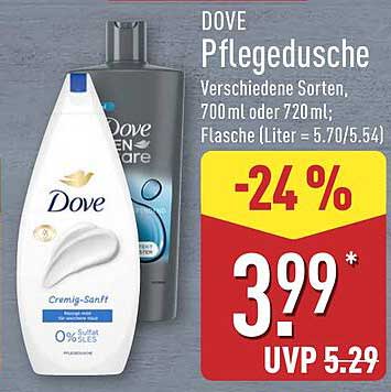 DOVE Pflegedusche - Verschiedene Sorten, 700ml oder 720ml